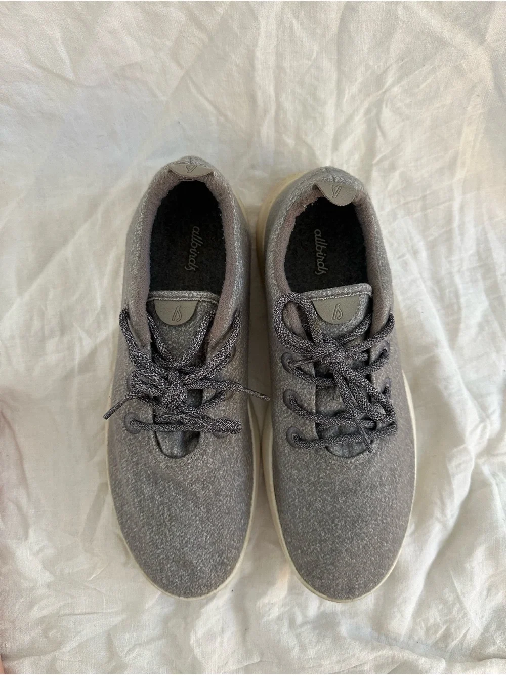 allbirds Men’s Grey Lace-Up Sneakers